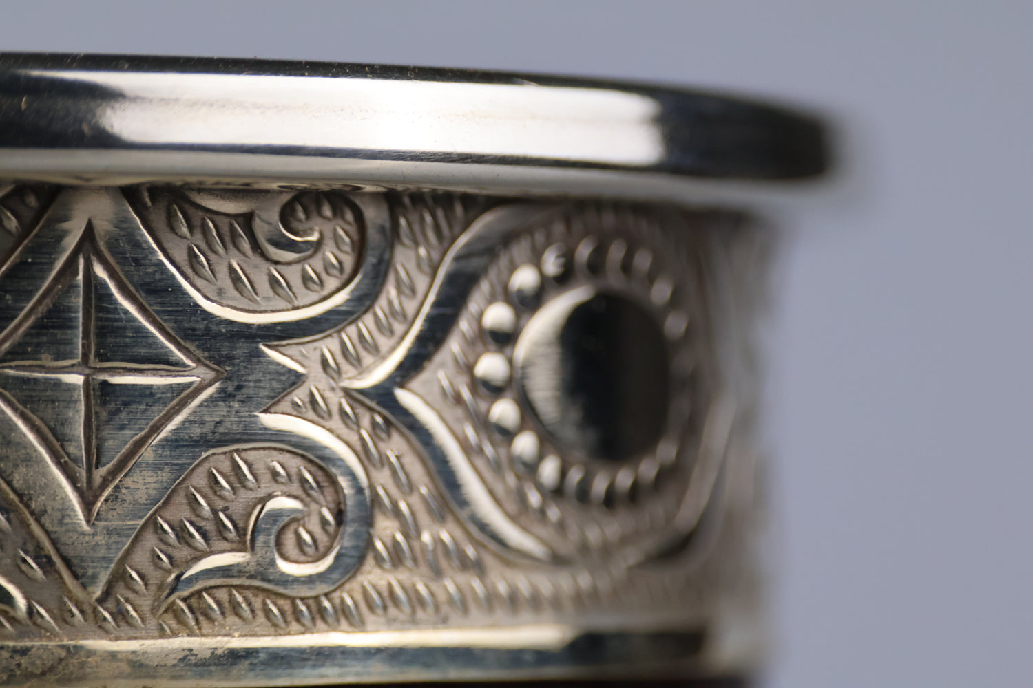 Handgemaakte Imperial Maté Beker | Leder + Alpaca (Duits Zilver)